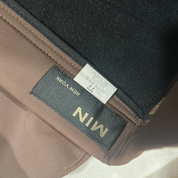 MIN New York Nylon Brown Trouser Pants Size 77 - Picture 6 of 8